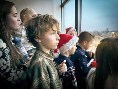 Dzieci wypatruj� Miko�aja w ABM